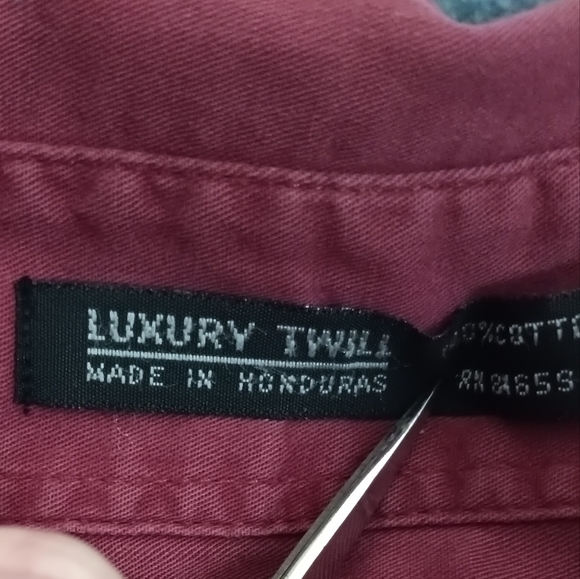 Jonathan Corey Florida Seminoles Burgundy Luxury Twill Button-Down Shirt Sz Lg - Picture 7 of 9